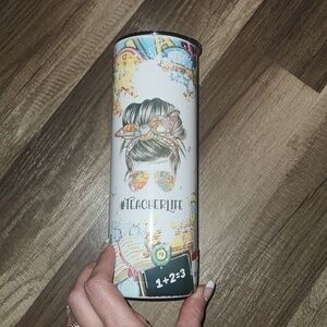 Teacher Gift 20 OZ CUSTOM TEACHER LIFE TUMBLER